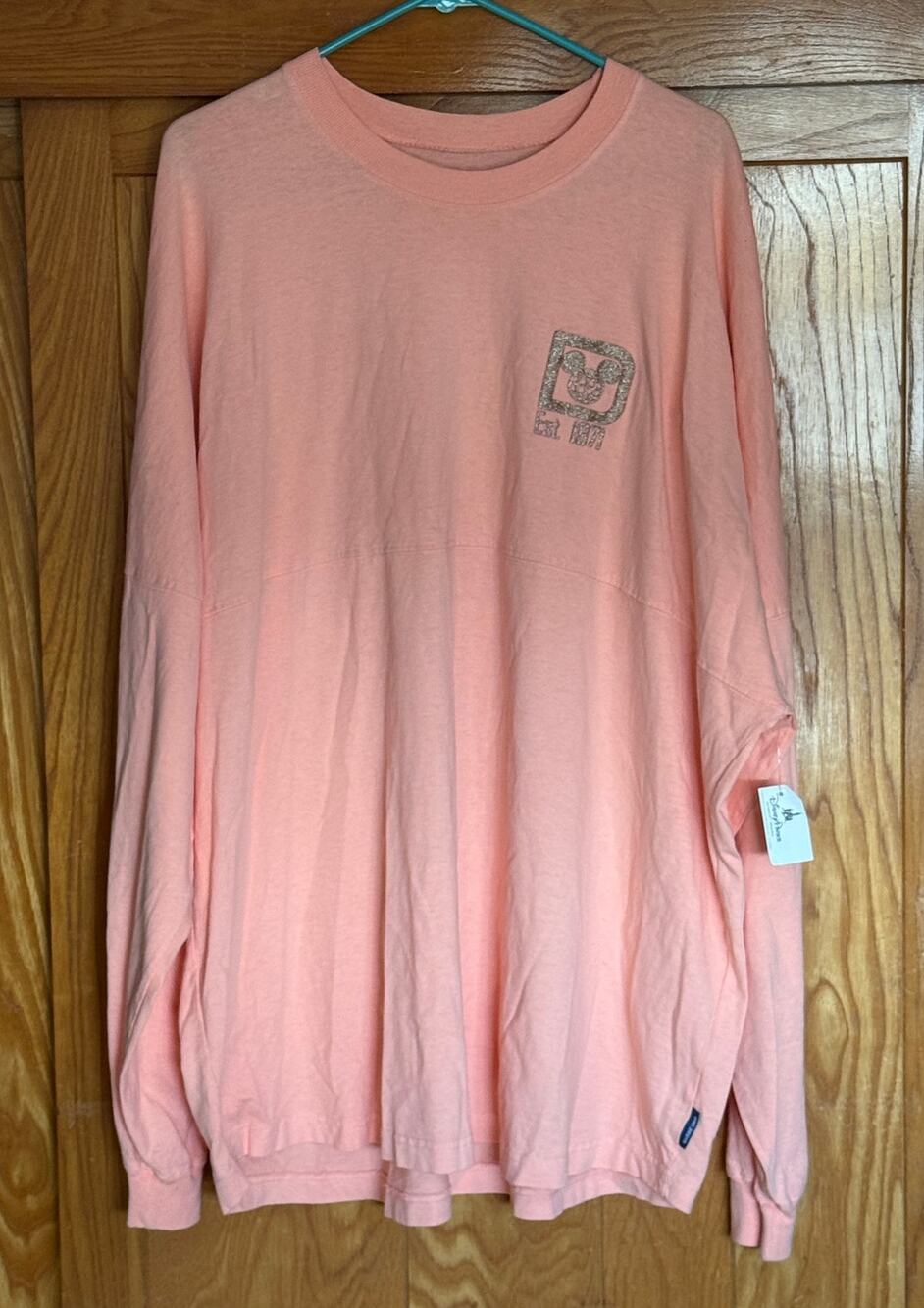 NWT Walt Disney World Rose Gold / Peach Spirit Jersey, XXL